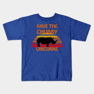 Save the Chubby Unicorns Kids T-Shirt